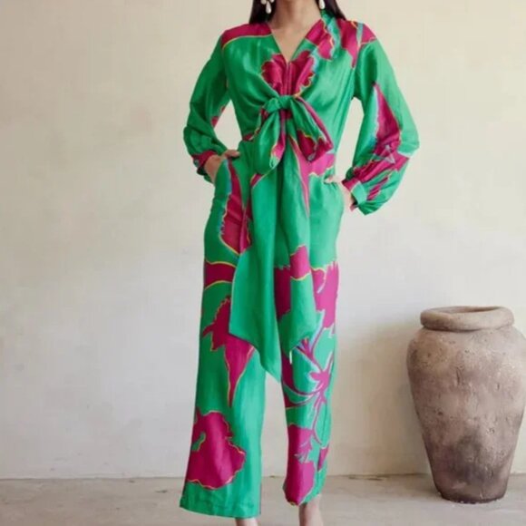 NWT: Kiska Studios Eden Jumpsuit M - Picture 2 of 4